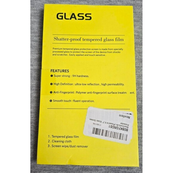 Max Shelf Life Glass Screen Protector iPhone 14 Plus NIB - Picture 2 of 5